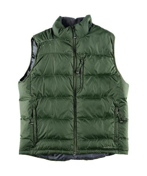 90s/LLBean★グース/ダウンベスト◎１７０㎝（M相当）/グリーン 90s/LLBean☆グース/ダウンベスト◎170㎝（M相当）/グリーン