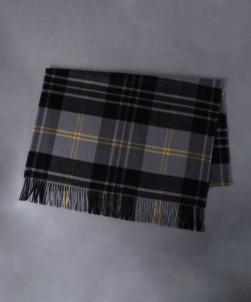 Johnstons of Elgin（ジョンストンズオブエルガン）の「＜JOHNSTONS（ジョンストンズ）＞カシミヤ M/V ストール（ストール/ショール・レディース・オレンジ/コバルトブルー/ブラック/グレー/ネイビー・FREE）」の11枚目の写真