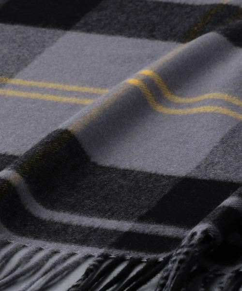 Johnstons of Elgin（ジョンストンズオブエルガン）の「＜JOHNSTONS（ジョンストンズ）＞カシミヤ M/V ストール（ストール/ショール・レディース・オレンジ/コバルトブルー/ブラック/グレー/ネイビー・FREE）」の9枚目の写真