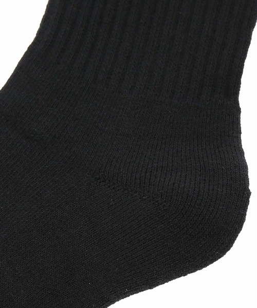 KANGOL（カンゴール）の「【KANGOL】カンゴール/クルー丈ソックス/メンズ/無地3足セット（ソックス/靴下・メンズ・ホワイト/ブラック/マルチ・FREE）」の5枚目の写真