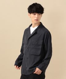 SU: テンセル ARMY ミリタリー シャツ ジャケット