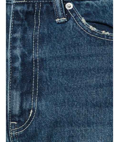 EVRIS（エヴリス）の「カットアウトデニムパンツ（デニムパンツ・レディース・ライトブルー/インディゴブルー・SMALL/MEDIUM）」の6枚目の写真