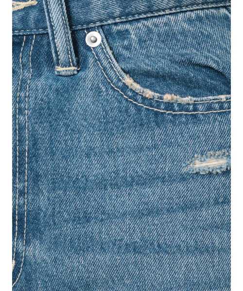 EVRIS（エヴリス）の「カットアウトデニムパンツ（デニムパンツ・レディース・ライトブルー/インディゴブルー・SMALL/MEDIUM）」の5枚目の写真