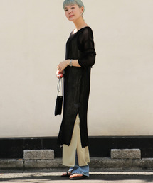 notch. | 透かし編みニットワンピース(ワンピース)