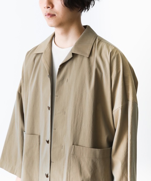 美品 KAZUYUKI KUMAGAI シャンブレーシャツ　L.GRAY 3 新品未使用 KAZUYUKI KUMAGAI シャンブレーシャツ BLACK 3