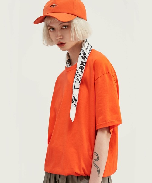 INFLATION(インフレーション)の「INFLATION(インフレーション)オーバーサイズクルーネックTシャツ(Tシャツ/カットソー・メンズ・ホワイト/ブラック/ネイビー/グレー/サックスブルー/イエロー/オレンジ/ブルー/グリーン/ワインレッド・S/M/L/XL)」の10枚目の写真