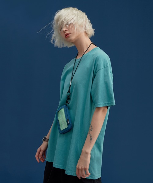 INFLATION(インフレーション)の「INFLATION(インフレーション)オーバーサイズクルーネックTシャツ(Tシャツ/カットソー・メンズ・ホワイト/ブラック/ネイビー/グレー/サックスブルー/イエロー/オレンジ/ブルー/グリーン/ワインレッド・S/M/L/XL)」の17枚目の写真