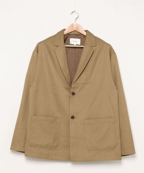 SITRY（シトリー）の「T/R 2B tailored collar jacket テーラードカラージャケット（テーラードジャケット・メンズ・ベージュ系その他/ブラック/ベージュ/グレー・M/L）」の8枚目の写真