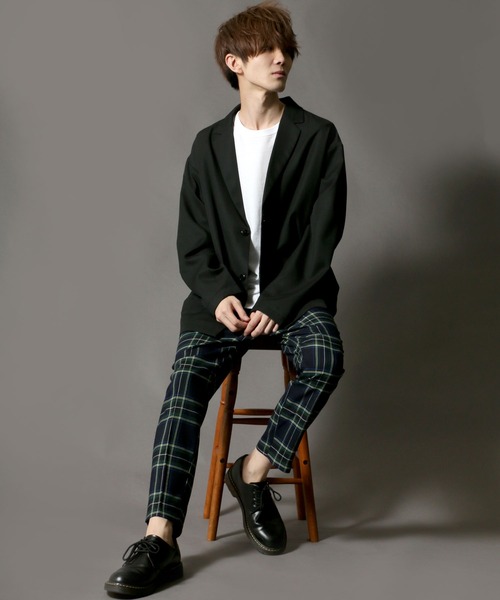 SITRY（シトリー）の「T/R 2B tailored collar jacket テーラードカラージャケット（テーラードジャケット・メンズ・ベージュ系その他/ブラック/ベージュ/グレー・M/L）」の11枚目の写真