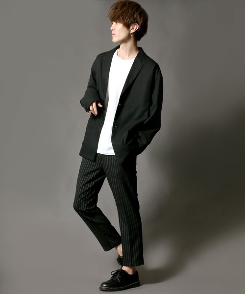 SITRY（シトリー）の「T/R 2B tailored collar jacket テーラードカラージャケット（テーラードジャケット・メンズ・ベージュ系その他/ブラック/ベージュ/グレー・M/L）」の13枚目の写真