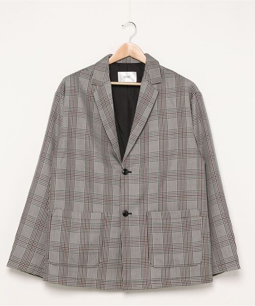 SITRY（シトリー）の「T/R 2B tailored collar jacket テーラードカラージャケット（テーラードジャケット・メンズ・ベージュ系その他/ブラック/ベージュ/グレー・M/L）」の7枚目の写真