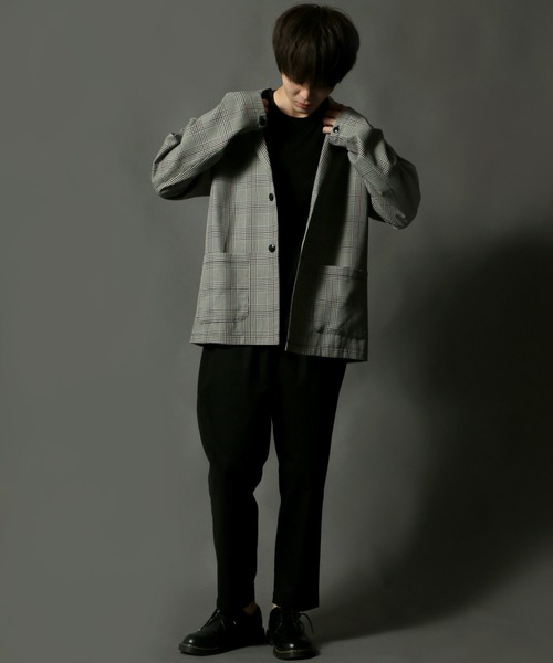 SITRY（シトリー）の「T/R 2B tailored collar jacket テーラードカラージャケット（テーラードジャケット・メンズ・ベージュ系その他/ブラック/ベージュ/グレー・M/L）」の19枚目の写真