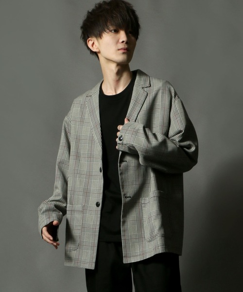 SITRY（シトリー）の「T/R 2B tailored collar jacket テーラードカラージャケット（テーラードジャケット・メンズ・ベージュ系その他/ブラック/ベージュ/グレー・M/L）」の22枚目の写真