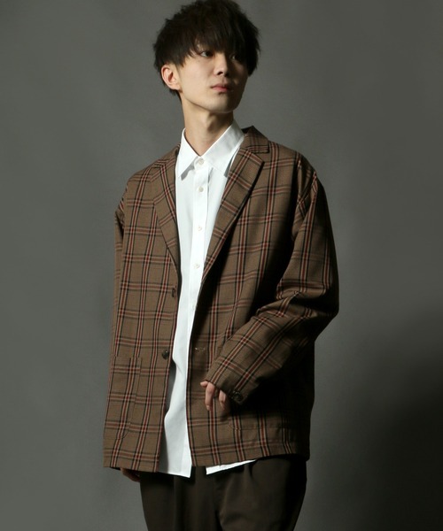 SITRY（シトリー）の「T/R 2B tailored collar jacket テーラードカラージャケット（テーラードジャケット・メンズ・ベージュ系その他/ブラック/ベージュ/グレー・M/L）」の21枚目の写真