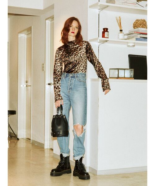 jouetie（ジュエティ）の「ライダースバケットBAG（ショルダーバッグ・レディース・ブラック/ピンク・FREE）」の6枚目の写真