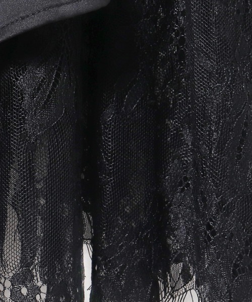 EIMY ISTOIRE（エイミーイストワール）の「レイヤードサテンフレアワンピース（ワンピース・レディース・グレー/ブラック/ベージュ・FREE）」の22枚目の写真