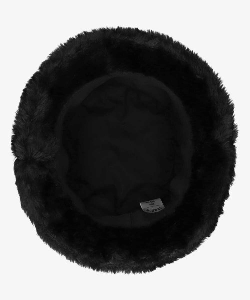 milsa（ミルサ）の「【milsa】Fake Fur Bucket Hat / 【ミルサ】エコファー　バケットハット（ハット・レディース・ブラック/レオパード/グレイッシュベージュ/ベージュ/アイボリー・M/57.5cm）」の9枚目の写真