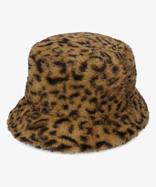 milsa（ミルサ）の「【milsa】Fake Fur Bucket Hat / 【ミルサ】エコファー　バケットハット（ハット・レディース・ブラック/レオパード/グレイッシュベージュ/ベージュ/アイボリー・M/57.5cm）」の11枚目の写真
