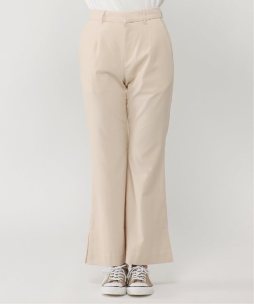 ikka(イッカ)の「ハイテンションフレアパンツ(その他パンツ・レディース・オフホワイト/ブラック・L/M)」の5枚目の写真