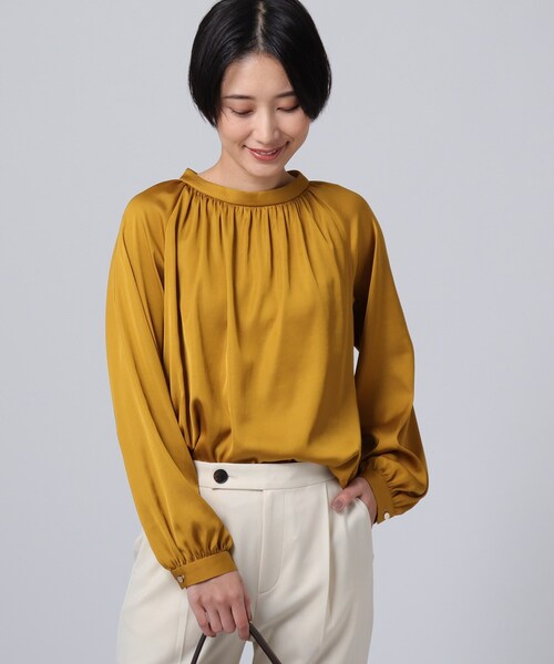 セール L 洗える ボトルネックブラウス シャツ ブラウス Untitled アンタイトル のファッション通販 Zozotown