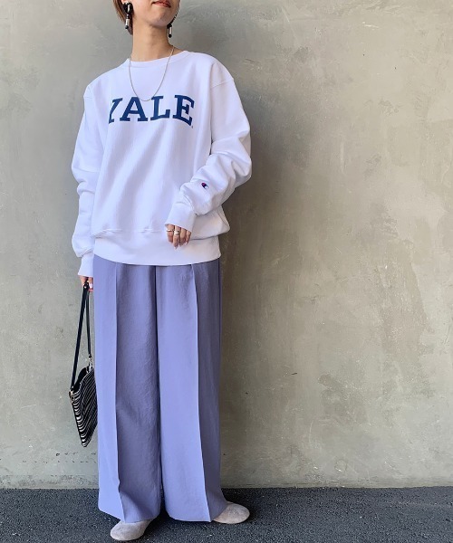 Champion（チャンピオン）の「[Champion/チャンピオン] リバースウィーブクルーネックスウェットプルオーバー（スウェット・メンズ・ホワイト・M/L）」の3枚目の写真