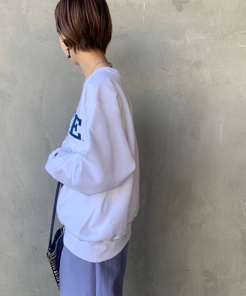 Champion（チャンピオン）の「[Champion/チャンピオン] リバースウィーブクルーネックスウェットプルオーバー（スウェット・メンズ・ホワイト・M/L）」の13枚目の写真