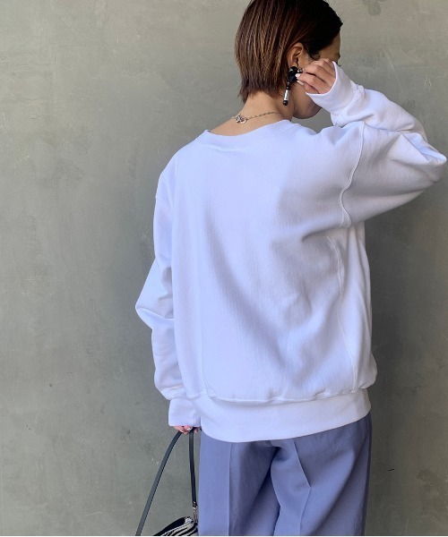 Champion（チャンピオン）の「[Champion/チャンピオン] リバースウィーブクルーネックスウェットプルオーバー（スウェット・メンズ・ホワイト・M/L）」の12枚目の写真