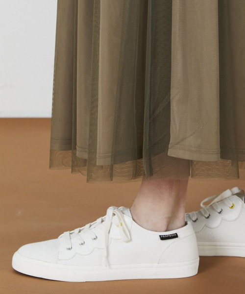 FRAPBOIS（フラボア）の「ブリーズスカート（スカート・レディース・カーキ/エメラルド/ブラック・0/1）」の6枚目の写真