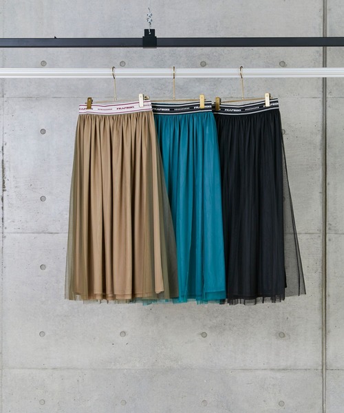 FRAPBOIS（フラボア）の「ブリーズスカート（スカート・レディース・カーキ/エメラルド/ブラック・0/1）」の18枚目の写真