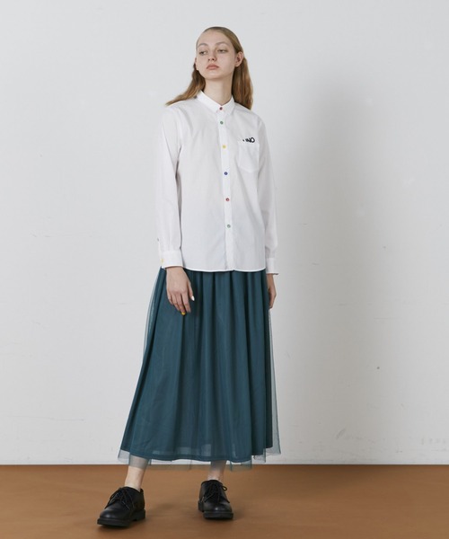 FRAPBOIS（フラボア）の「ブリーズスカート（スカート・レディース・カーキ/エメラルド/ブラック・0/1）」の19枚目の写真