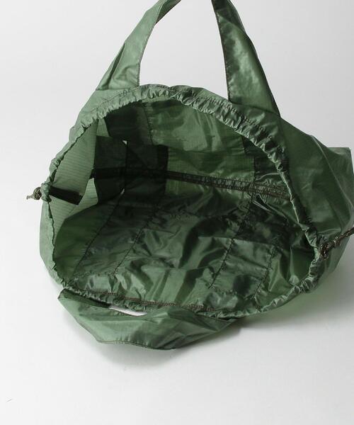 BEAUTY&YOUTH UNITED ARROWS（ビューティーアンドユースユナイテッドアローズ）の「＜GRIZZZLY SHOP（グリズリーショップ）＞ LUNCH BAG/バッグ（トートバッグ・メンズ・ホワイト/パープル/オリーブ・FREE）」の13枚目の写真