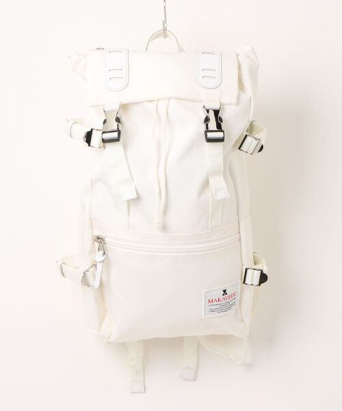 MAKAVELIC（マキャベリック）の「【62】【it】【MAKAVELIC】DAYPACK [MEDIUM]（バックパック/リュック・メンズ・ブラック系その他/ホワイト・FREE）」の2枚目の写真