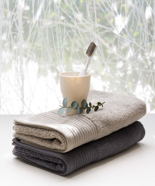 sarasa design(サラサデザイン)の「b2c スーパーパイルフェザー キッチンマット-S(ラグ/マット・レディース・チャコールグレー/ライトグレー・ONESIZE)」の5枚目の写真