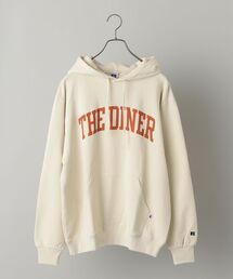 【WEB限定/SHIPS別注】RUSSELL ATHLETIC: ビッグシルエット プリント パーカー (トレーナー) 21SS