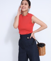 マイストラーダ　オリーブ色 ワイドパンツ 34 マイストラーダ リボンベルトワイドパンツ｜Yahoo!フリマ（旧