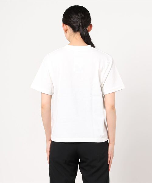 Hula Lani(フララニ)の「HULALANI/フララニ Tシャツ 211HU2ST012(Tシャツ/カットソー・レディース・ベージュ/ネイビー/ホワイト・FREE)」の4枚目の写真