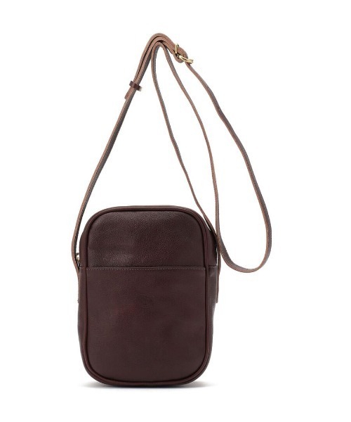 IL BISONTE(イルビゾンテ)の「IL BISONTE / ORIGINAL LEATHER / クロスボディバッグ(ショルダーバッグ・レディース・ブラック/オリーブ/グリーン/ナチュラル/レッド/グレー/ライトブラウン/ダークブラウン/オレンジ/ネイビー/レンガ・FREE)」の1枚目の写真