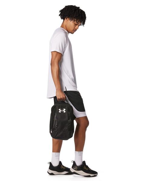 UNDER ARMOUR(アンダーアーマー)の「UAシューズバッグ2(バスケットボール/メンズ)(エコバッグ/サブバッグ・メンズ・ブラック/ダークネイビー・ONESIZE)」の8枚目の写真
