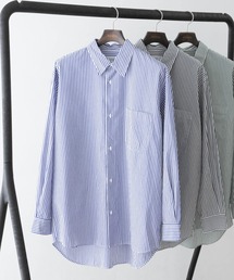 URBAN RESEARCH ROSSO MEN | ストライプレギュラーカラーワイドシャツ(シャツ/ブラウス)