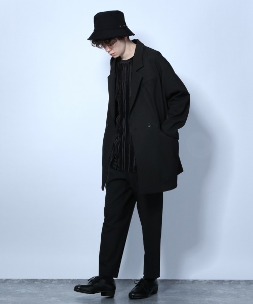 HARE(ハレ)の「ベルベットプリーツプルオーバー(HARE)(Tシャツ/カットソー・メンズ・ブラック/ライトグレー/レッド系その他・FREE)」の20枚目の写真