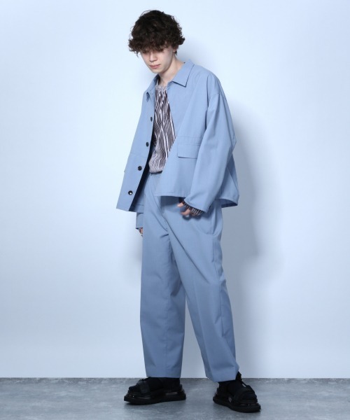 HARE(ハレ)の「ベルベットプリーツプルオーバー(HARE)(Tシャツ/カットソー・メンズ・ブラック/ライトグレー/レッド系その他・FREE)」の6枚目の写真