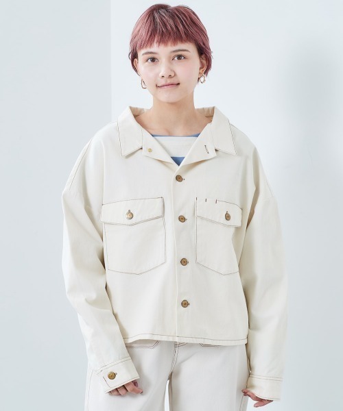 cepo（セポ）の「ハイショクステッチ ミリタリージャケット