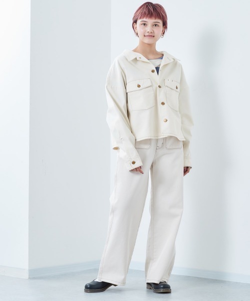 cepo（セポ）の「ハイショクステッチ ミリタリージャケット