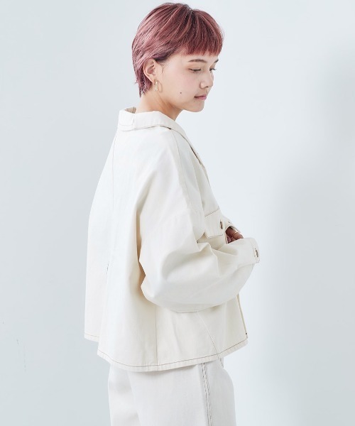 cepo（セポ）の「ハイショクステッチ ミリタリージャケット