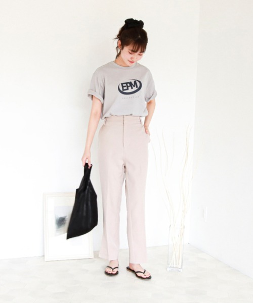 EPIMI E'PIMMY（エピミエピミー）の「【ユニセックス】"EPM"アソートロゴT（Tシャツ/カットソー・レディース・ホワイト/ブラック/オフホワイト/グレイッシュブルー・MEDIUM）」の9枚目の写真