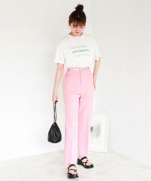 EPIMI E'PIMMY（エピミエピミー）の「【ユニセックス】"EPM"アソートロゴT（Tシャツ/カットソー・レディース・ホワイト/ブラック/オフホワイト/グレイッシュブルー・MEDIUM）」の13枚目の写真