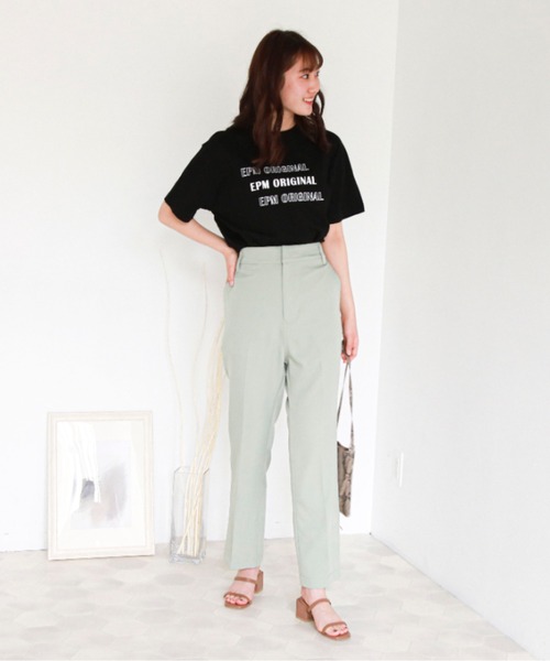 EPIMI E'PIMMY（エピミエピミー）の「【ユニセックス】"EPM"アソートロゴT（Tシャツ/カットソー・レディース・ホワイト/ブラック/オフホワイト/グレイッシュブルー・MEDIUM）」の18枚目の写真