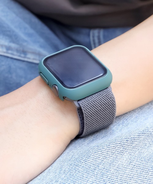 Urban Coral(アーバンコーラル)の「Apple Watch Case / アップルウォッチ ケース 強化ガラス バンパー カバー / Urban Coral(デジタル腕時計・レディース・ホワイト/ブラック/ダークグリーン/ネイビー/カーキ/シルバー/ピンクゴールド/ライトピンク/レッド/イエロー/ライトグリーン/ラベンダー/ミント/クリア/マジェンタ/ブルー系その他/グレー系その他/ゴールド系その他/シルバー系その他・40mm/44mm/41mm/45mm/46/42mm)」の5枚目の写真