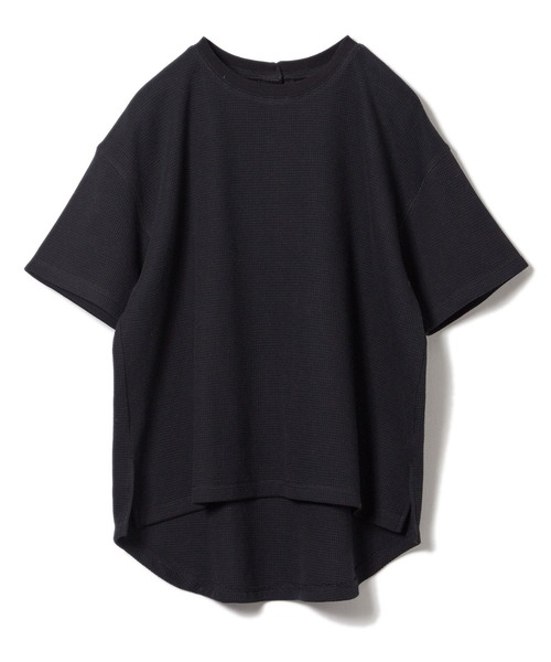 CLEARIMPRESSION （クリアインプレッション）の「《musee》ワッフルプルオーバー（Tシャツ/カットソー・レディース・ホワイト/ブラック/キャメル・フリー）」の3枚目の写真