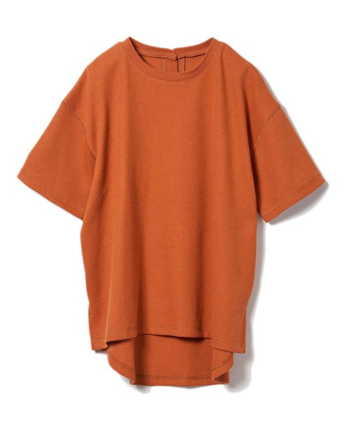 CLEARIMPRESSION （クリアインプレッション）の「《musee》ワッフルプルオーバー（Tシャツ/カットソー・レディース・ホワイト/ブラック/キャメル・フリー）」の10枚目の写真